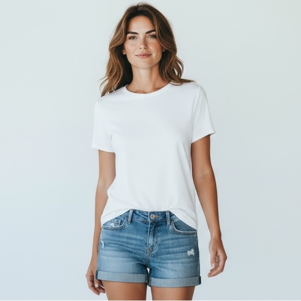 AEROPOSTALE - STYLE 19 B177 6K - THE MIDI‎ - SIZE 4 - MEDIUM WASH - MIDRISE - B2